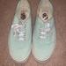 Vans Shoes | Hardly Worn Light Blue/Green Vans!! | Color: Blue/Green | Size: 7