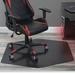 ES Robbins® Hard Floor Straight Oval Chair Mat in Brown/Gray | 0.13 H x 42 W x 46 D in | Wayfair 121563