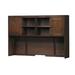 Lark Manor™ Aalysia 42" H x 63" W Desk Hutch Wood in Brown | 42 H x 63 W x 12 D in | Wayfair 4251AB252C3241488905EFCE61378405