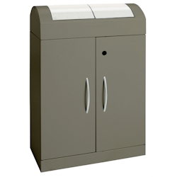 stumpf Abfalltrennung TD 2-aspect-plus-, soft-mokka/Edelstahl, verz. Innenbehälter, 2x45 Liter Image