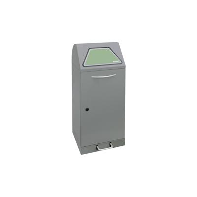 Abfalltrennung Modul-Vario 75, graualu-struktur, ProSlide-System, 75 Liter, Trethebel Image