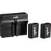 Jupio Pair of NP-FZ100 V3 Batteries & USB Dual Charger Value Pack (2040mAh) CSO1004V3