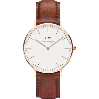 Daniel Wellington - Damenuhr Edelstahl Damenuhren 1 ct Schwarz