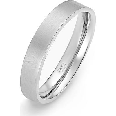 FAVS - Freundschaftsring Edelstahl Ringe 1 ct Herren