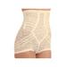 Plus Size Women's No Top Roll High Waist Lacette Brief by Rago in Beige (Size S)