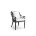 Avery Dining Chair Replacement Cushions - Dining Side Chair, Custom Sunbrella Rain, Rain Resort Stripe Cobalt Dining Side Chair - Frontgate