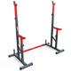 K-Sport: reinforced barbell rack with protection I squat rack for barbell training I barbell rack with adjustable protection I knee bend stand I professional fitness equipment for home