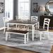 Ebron 6 - Person Acacia Solid Wood Dining Set Wood in Brown Laurel Foundry Modern Farmhouse® | Wayfair D9B5C2C1110A4AA9BB4D8C3817E75398