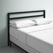 Zipcode Design™ Jayson Metal Horizontal Lined Headboard Metal in Black | 40 H x 60 W x 2 D in | Wayfair EEAA13140B3B4F43A327E1F8A4BE9AC3