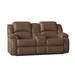 Southern Motion Cagney 78" Pillow Top Arm Reclining Loveseat Polyester in Brown | 41 H x 78 W x 40 D in | Wayfair 705-78P 186-17