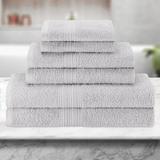 Ebern Designs Hannu Eco-Friendly Sustainable Cotton 6 Piece Assorted Bathroom Towel Set 100% Cotton in Gray | 27 W in | Wayfair