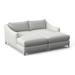 Bernhardt Monterey Double Chaise Lounge w/ Cushions Metal | 32.5 H x 71 W x 64 D in | Outdoor Furniture | Wayfair