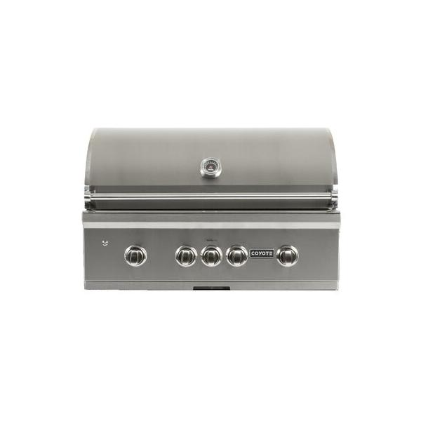 coyote-grills-3-burner-built-in-convertible-gas-grill-w--smoker-stainless-steel-in-white-|-23-h-x-35.5-w-x-25.5-d-in-|-wayfair-cc2sl36ng/