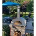 WPPO LLC Karma 32" Stainless Steel Freestanding Wood-Fired Pizza Oven in Silver Steel in Brown/Gray | 42 H x 33 W x 31 D in | Wayfair WKK-02S