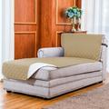 subrtex Quilted Reversible Box Cushion Chaise Lounge Slipcover Polyester | 56 H x 34.5 W x 102 D in | Wayfair SBTCHAISE07