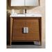 Ivy Bronx Heyer 36" W Single Bathroom Vanity Set Wood/Ceramic in Brown | 32.75 H x 35.5 W x 33 D in | Wayfair CAC0A6AE257E4F37BAAF8BBC05779DCE