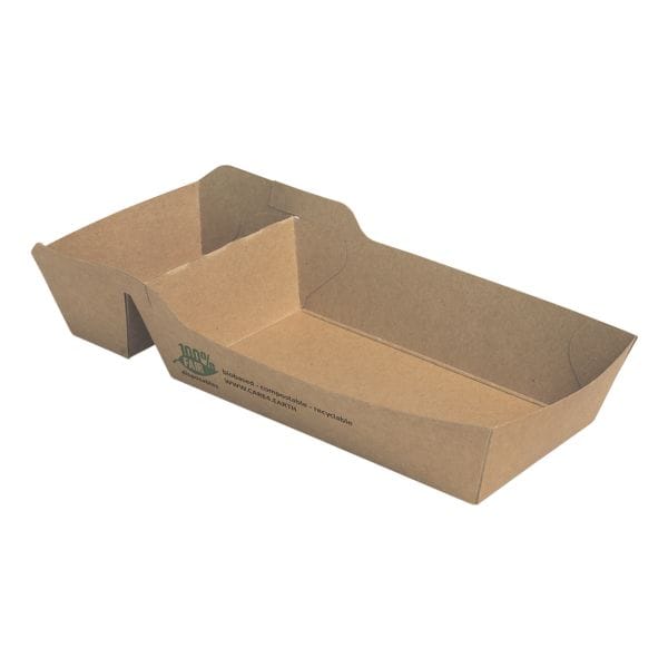 Papstar Pommes-Frites-Schale »pure 100% fair« mittel, 80 Stück braun, 7x3.5x12 cm Image