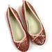 J. Crew Shoes | J. Crew Girls Pink Glitter Flats | Color: Pink | Size: 2g