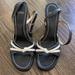 Coach Shoes | Hard To Find! Vintage Coach Wedge Nautical Sandals | Color: Black/Cream | Size: 5.5