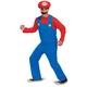 Disguise Herren Mario Kostüm, offizielles Nintendo Super Mario Bros Erwachsenenkostüm mit Hut und Schnurrbart, rot, Medium (38-40) US