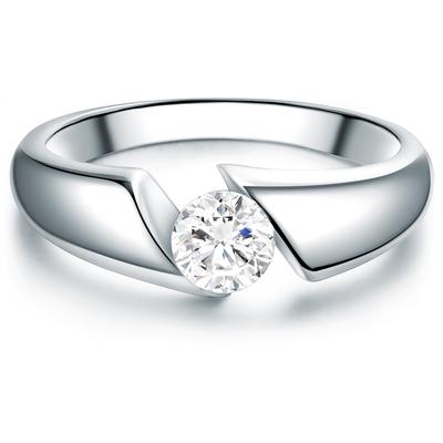 Trilani - Ring Sterling Silber Zirkonia in Silber Ringe 1 ct Damen (52.99 € / 1 ct) Image