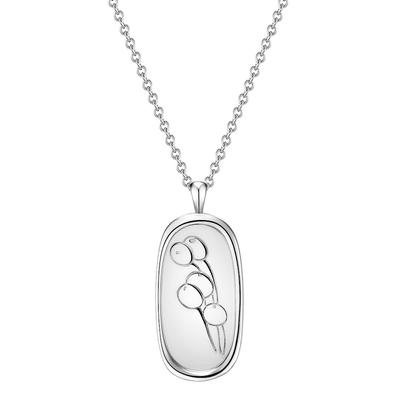 Glanzstücke München Halskette Blume Sterling Silber in 40,0 cm Basiskette + 5,0 Verlängerung Damen Image