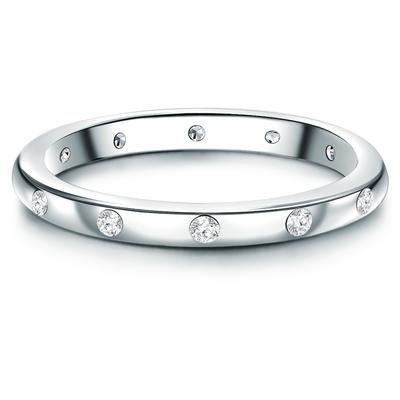 Trilani - Ring Sterling Silber Zirkonia in Silber Ringe 1 ct Damen Image