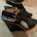 Michael Kors Shoes | Black Michael Kors Wedges | Color: Black/Tan | Size: 8