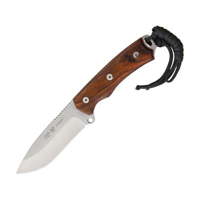 Nieto Chaman Basic Cocobolo Fixed Blade Knife 9.5in 4.5in Standard Edge Drop Point Satin Cocobolo Wood Handle 140-C