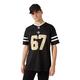 New Era New Orleans Saints T Shirt/Tee Nfl Logo Oversized Tee Black - 4XL