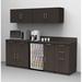 Breaktime 75" H x 90" W x 24" D Melamine Base Unit Cabinet in Brown | 75 H x 90 W x 24 D in | Wayfair 7003