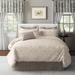 Lark Manor™ Chaliah 12 Piece Jacquard Comforter Set w/ Bed Sheets /Polyfill/Microfiber in Brown | Queen Comforter + 11 Additional Pieces | Wayfair