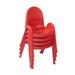 Angeles Value 9" Classroom Chair Plastic in Red | 29 H x 15 W x 15.63 D in | Wayfair AB7709PR4