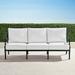 Carlisle Sofa with Cushions in Onyx Finish - Resort Stripe Melon, Standard - Frontgate