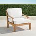 Cassara Lounge Chair with Cushions in Natural Finish - Rain Melon, Standard - Frontgate