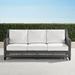 Graham Sofa with Cushions - Cara Stripe Cobalt - Frontgate