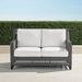 Graham Loveseat with Cushions - Rain Resort Stripe Air Blue - Frontgate