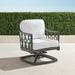 Avery Swivel Lounge Chair with Cushions in Slate Finish - Moss - Frontgate