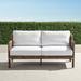 Seton Loveseat with Cushions - Rain Resort Stripe Black, Standard - Frontgate