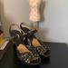 Michael Kors Shoes | Michael Kors Leather High Heel Sandal Black 6.5 | Color: Black | Size: 6.5