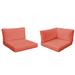 Highland Dunes Cover Set For Monaco-06C Acrylic in Orange/Pink/Brown | 28 W in | Outdoor Furniture | Wayfair 6DA8C743F354489BB8702C5DDC4C5145