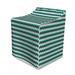 East Urban Home Retro Chevron Pattern Abstract Waves Happiness Contrasting Colors Creativity Washing Machine Cover, in Green | Wayfair