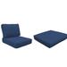 Highland Dunes Lexington Indoor/Outdoor 9 Piece Cushion Cover Set Acrylic in Blue | 6 H x 28 W x 28 D in | Wayfair E8417CB13CE54D479879834476D47C67