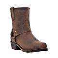 Men's Dingo 7" Harness Side Zip Boots by Dingo in Brown (Size 12 M)