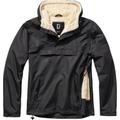 Brandit Windbreaker Sherpa Jacket, black, Size M