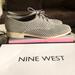 Nine West Shoes | Nine West Lace Up Shoes Size 9.5 With Box | Color: Gray | Size: 9.5