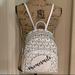 Michael Kors Bags | Michael Kors Clear Backpack | Color: Silver/White | Size: 12.5"L X 10.5"W X 5"H