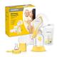 Medela Harmony Essentials Pack – Set mit Harmony Handmilchpumpe, PersonalFit Flex Brusthaube, Sauger, Muttermilchbeuteln und Stilleinlagen – Ideal für unterwegs