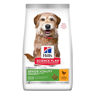 6 kg Hill's Science Plan Mature Adult Senior Vitality Small & Mini mit Huhn Trockenfutter Hund