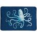 Longshore Tides Dockery the Abyss Octopus Memory Foam Bath Mat Polyester/Memory Foam in Blue | Wayfair 28AD1DC7C1374C3EA96D366652089BD2